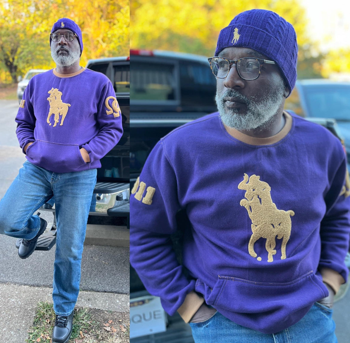 The Original Polo Que Big BGCY chenille embroidered logo