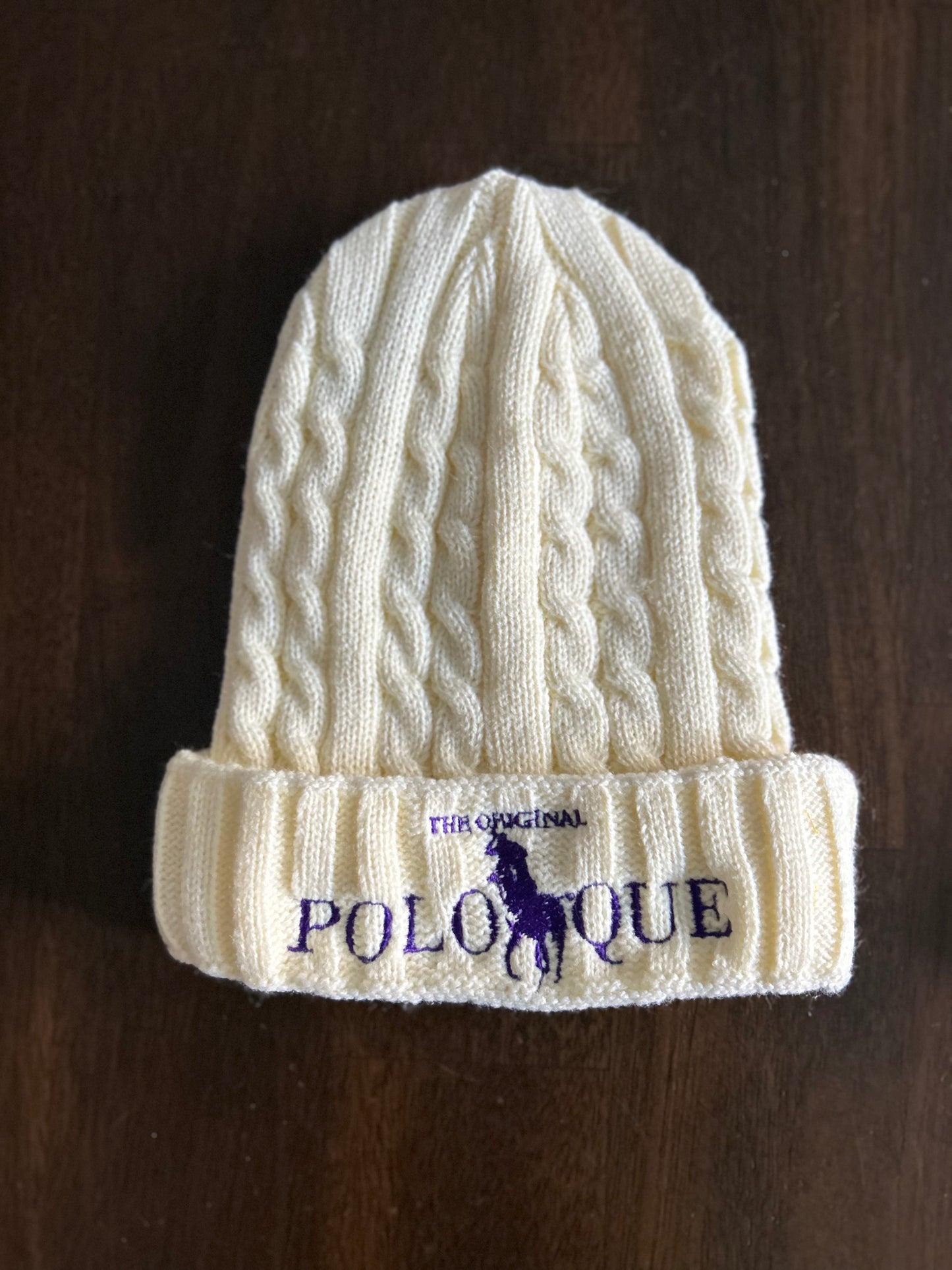 BGCY classic logo cable Knit Beanie