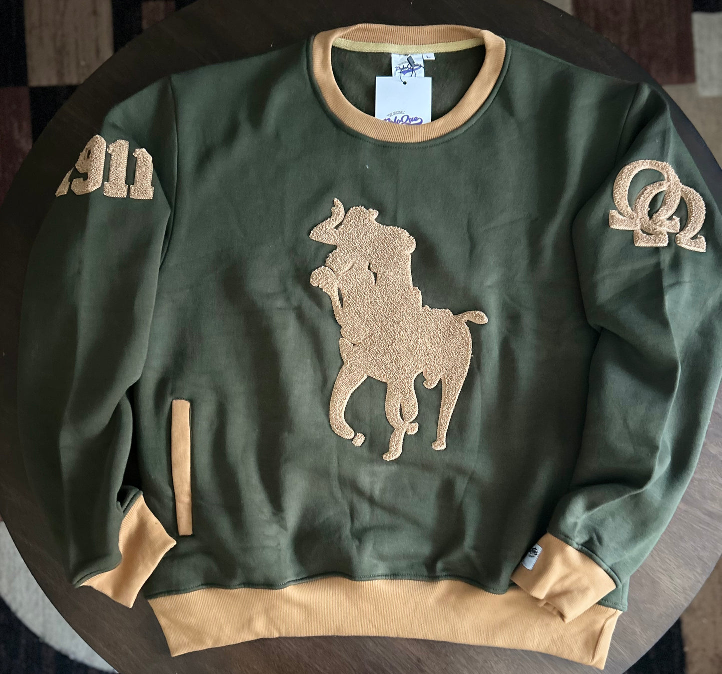 The Original Polo Que Big BGCY chenille embroidered logo