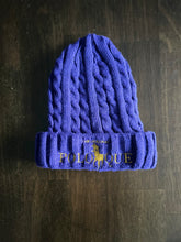 Load image into Gallery viewer, BGCY classic logo cable Knit Beanie
