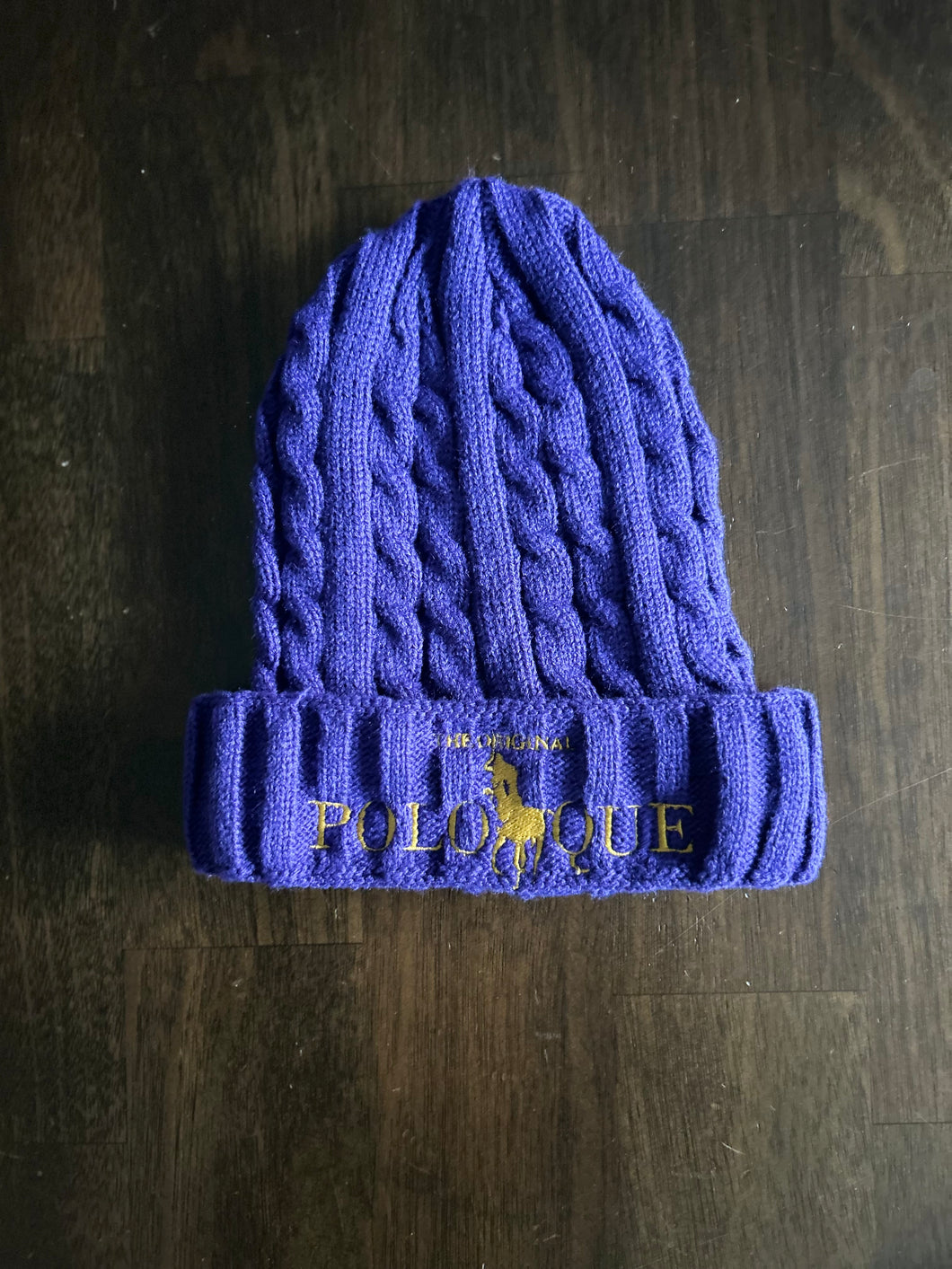 BGCY classic logo cable Knit Beanie