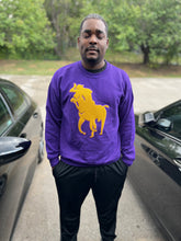 Load image into Gallery viewer, The Original Polo Que Big BGCY chenille Patch logo crewneck
