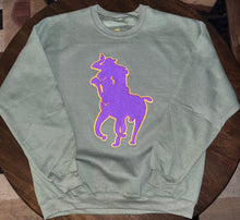 Load image into Gallery viewer, The Original Polo Que Big BGCY chenille Patch logo crewneck
