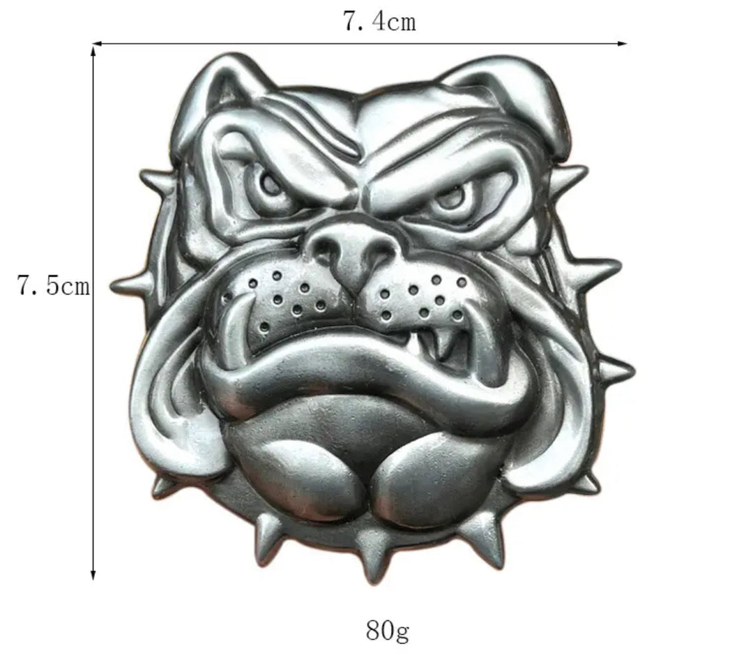 Bulldog Face Belt Buckle