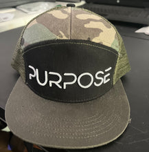 Load image into Gallery viewer, What is your PURPOSE? Inspirational Trucker Hat
